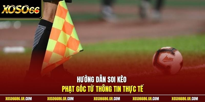 Hướng dẫn soi kèo phạt góc từ thông tin thực tế